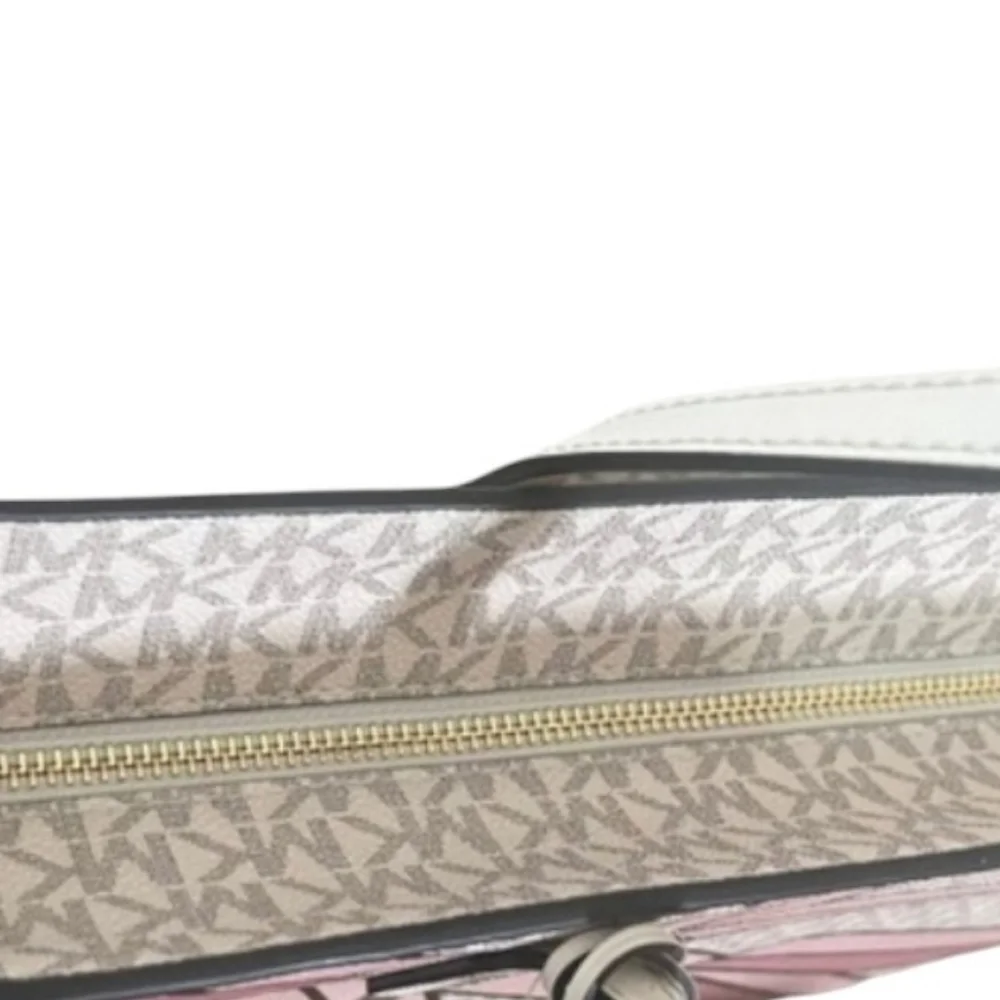 Michael Kors Signature Sinclair Md East West Grab Tote bag & Jet Set Wristlet